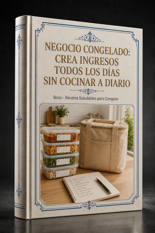 ❄️ Negocio Congelado: Crea Ingresos Todos los Días sin Cocinar a Diario